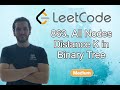 ALL NODES DISTANCE K IN BINARY TREE (Leetcode) - Code & Whiteboard