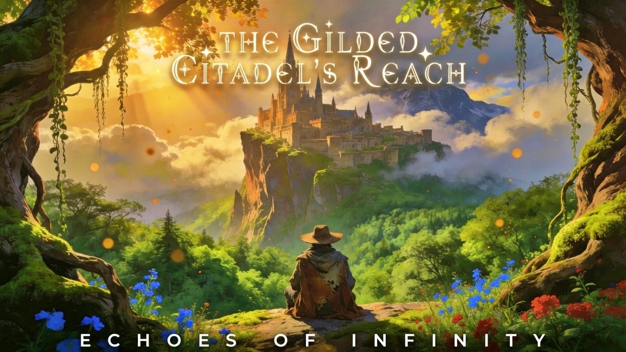 The Gilded Citadel's Reach | Fantasy Celtic Ambience | Relaxing Music [No Ads]