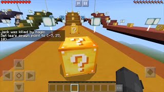 Lucky block race:) lucky block mode (minecraft pe) screenshot 3