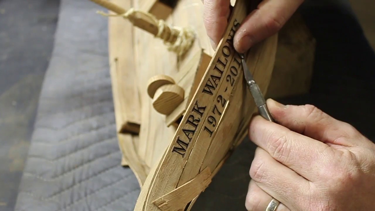 Model Boat made from Reclaimed Boat Wood - YouTube