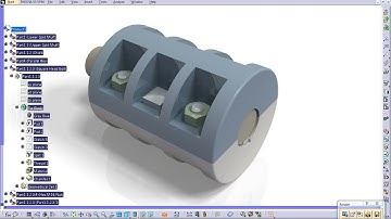 Catia V5 Tutorial|Coupling|How to create a Split Muff Coupling|Start to Finish