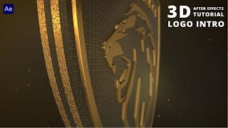 How to make Golden 3D LOGO INTRO | After Effects Tutorial