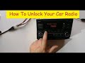 Enter your pin code | How to Unlock Your Car Stereo.