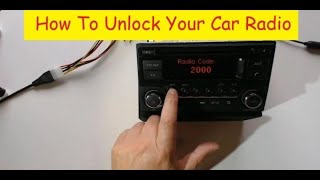 Enter your pin code | How to Unlock Your Car Stereo.