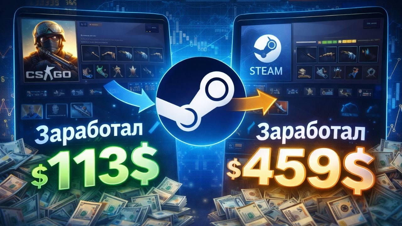 Простая схема трейда в стиме. Показываю свой результат