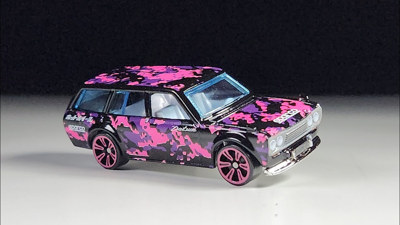 Spotlight: Hot Wheels Datsun 510 Wagon | 2024 Neon Speeders - YouTube
