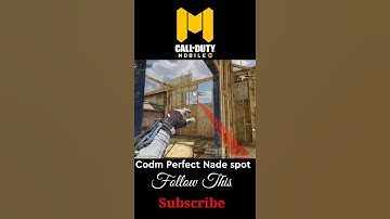 call of duty perfect Nade Spot #3 / codm  how to nade / codm nade on spot #codm #shorts