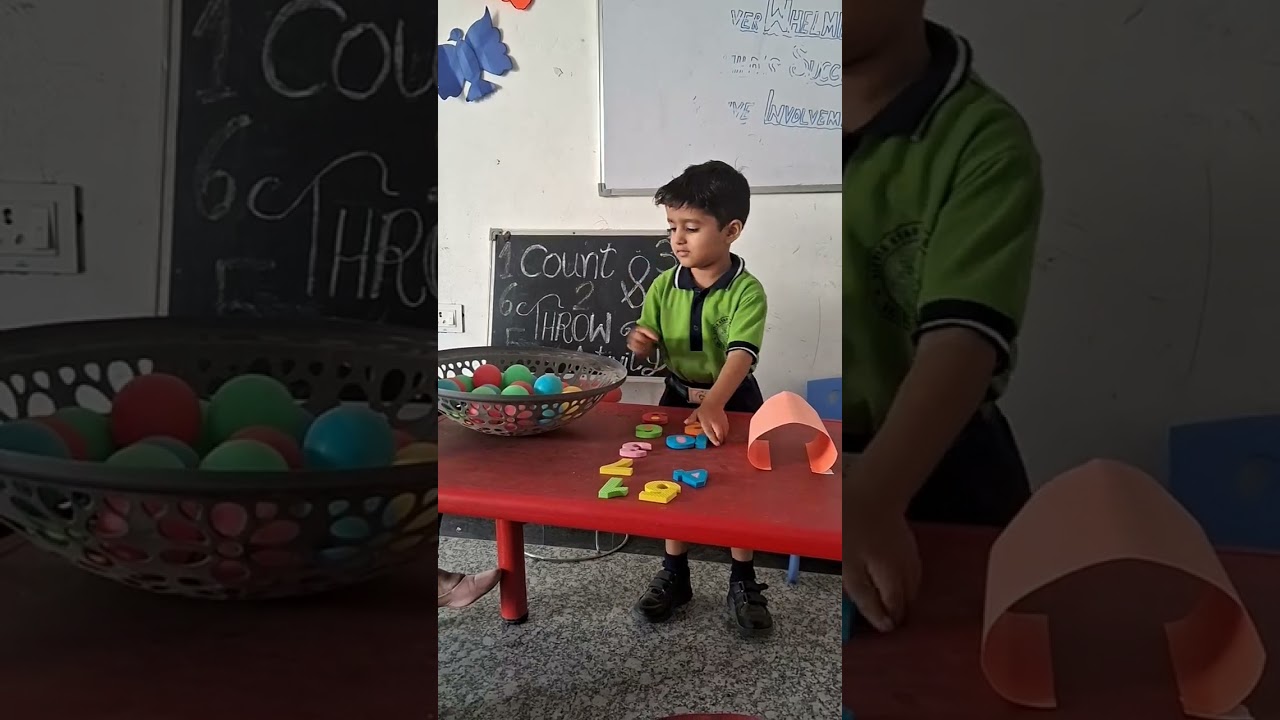 Learning with fun counting activity 