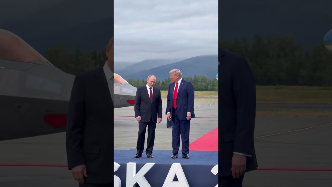 President Donald J Trump Greets Russian Vladimir Putin At The Historic Summit
