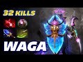 Waga Silencer Mid 32 KILLS BEAST - Dota 2 Pro Gameplay [Watch & Learn]