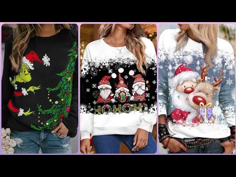 #Latest stylish party wear Christmas blouses