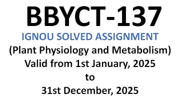 bbyct137 / BBYCT / BBYCT 137 solved assignment / IGNOU BBYCT 137 solved assignment 2025 / BBYCT 137