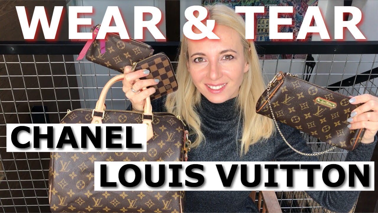 LOUIS VUITTON AND CHANEL WEAR & TEAR. HANDBAGS & SLG’s. ANNA IN WARSAW - YouTube