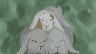 Sleeping bunnies speed paint