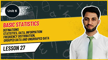 Introductory Video || Basic Statistics || Unit:6 || KPK and FBISE Board || 10th Class @NSquareAcademy1