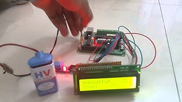 Temperature Sensor using ATmega8