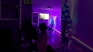 Caramelldansen LED Living room display