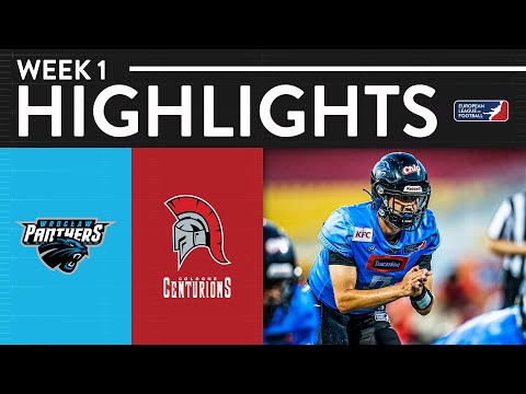 Wrocław Panthers vs. Cologne Centurions Week 1 | Game Highlights | European League of Football 2021