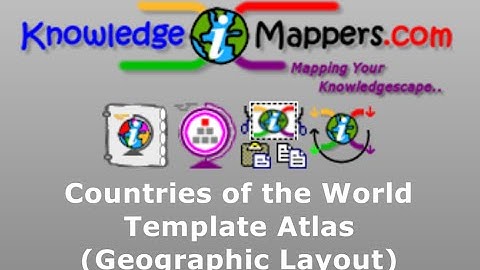Countries of the World Template Atlas  (Geographic Layout)