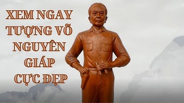 Xem Ngay Tượng Đại Tướng Võ Nguyên Giáp Đục Truyền Thần Cực Nét | Đồ Gỗ Mỹ Nghệ Gia An