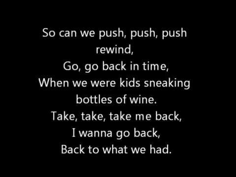 Remember When (Push Rewind) Lyrics Chris Wallace
