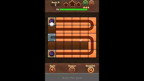 Roll The Ball Slide Puzzle 2 - Basic B Level 7 Walkthrough