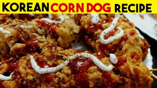 Korean Corn Dog Recipe | Corn Dog Recipe