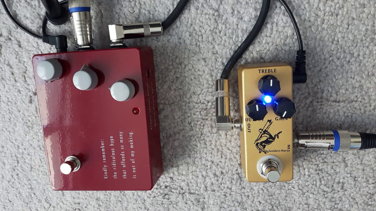Klon Centaur KTR vs Mosky Golden Horse - YouTube