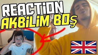 *REACTION* AKBİLİM BOŞ - BEGE X EFESAVAGE - ft. SAMIH // TURKISH RAP REACTION