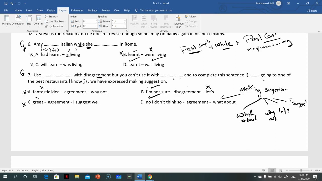 كيفية حل أسئلة انكليزي - محمد عادل - 50 سؤال - منهج اقليم كردستان 📚⚡