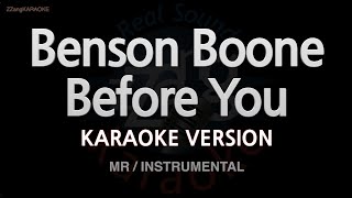 Benson Boone-Before You (MR\/Instrumental) (Karaoke Version)