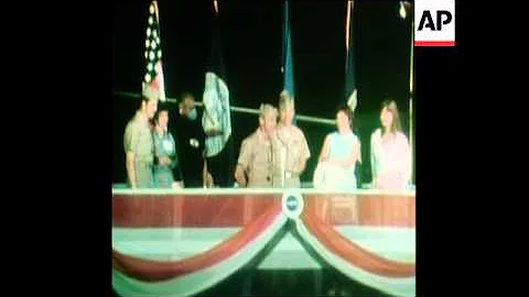 SYND 29 6 73 SKYLAB ASTRONAUTS RETURN HOME TO THEI...