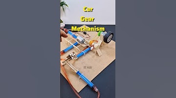 Car Gear Mechanism (Up to fourth gear) | #dcmotor #motorbuilding #automobile