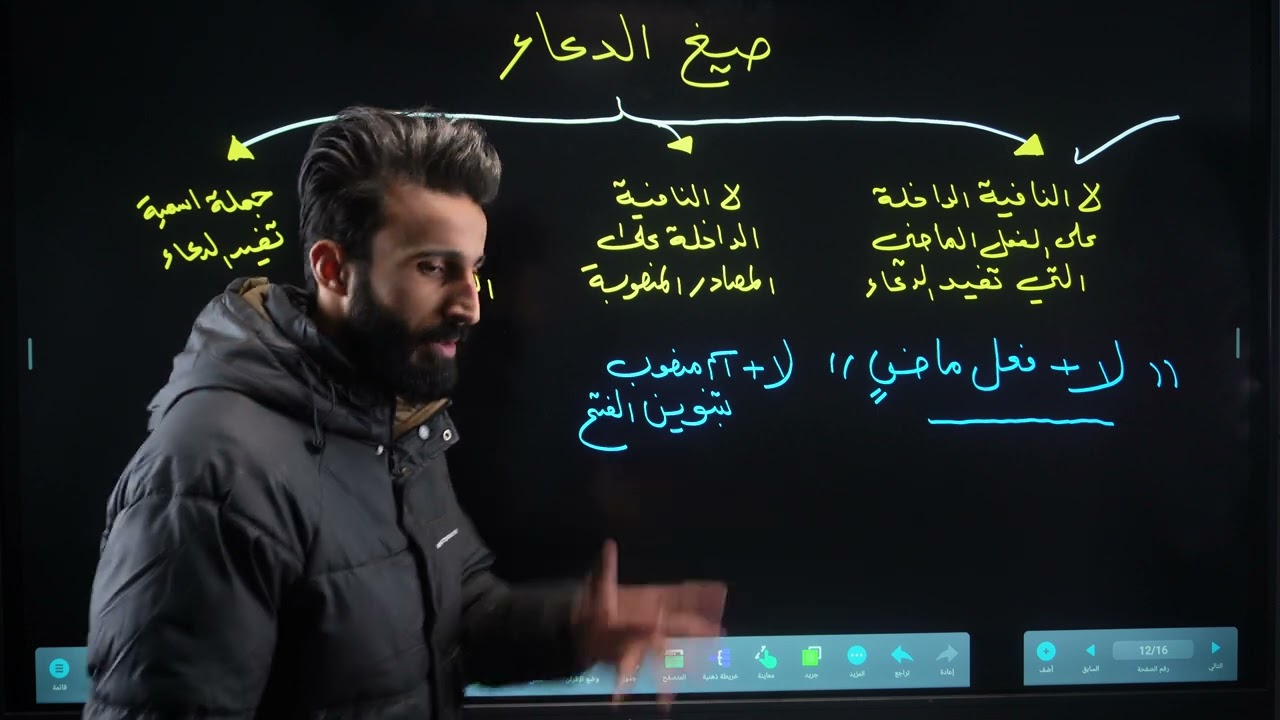 المحاضرة الثانية من اسلوب الطلب - الخامس الاعدادي