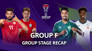 #AsianCup2023 | Group Stage Recap : Group F