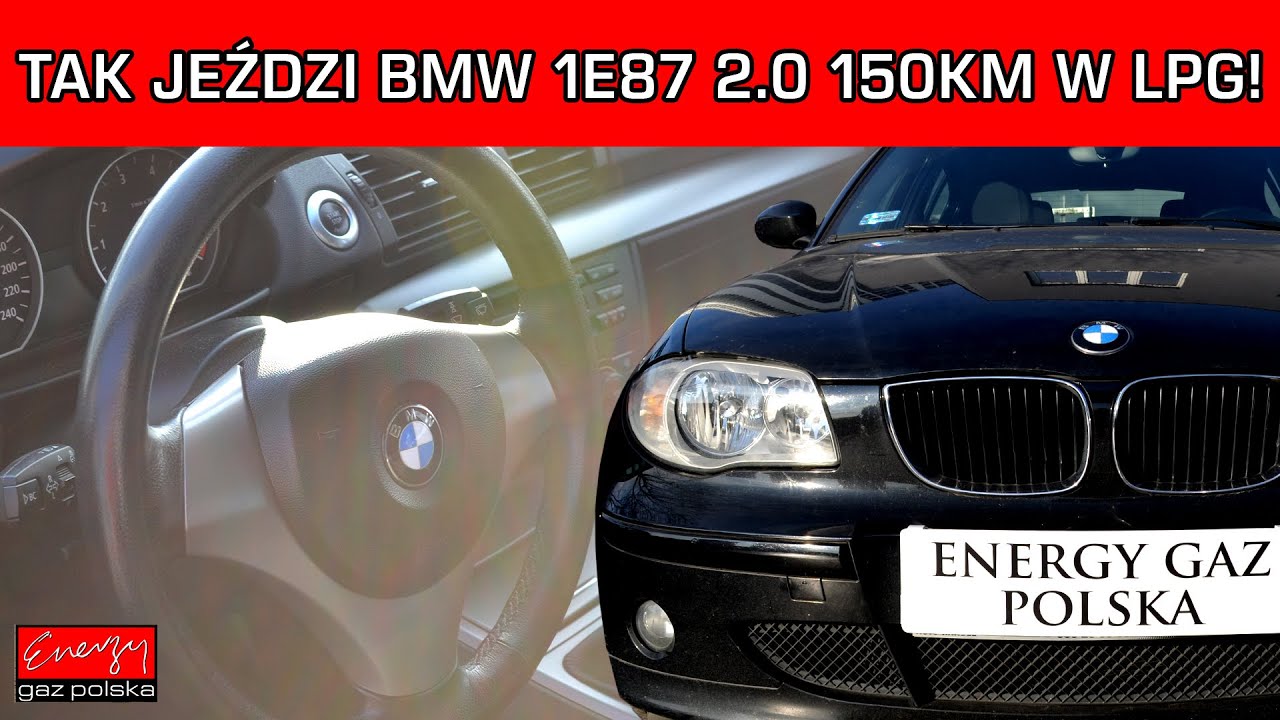 Przejedźmy się BMW 1E87 2.0 150KM 2005R w LPG! Energy Gaz