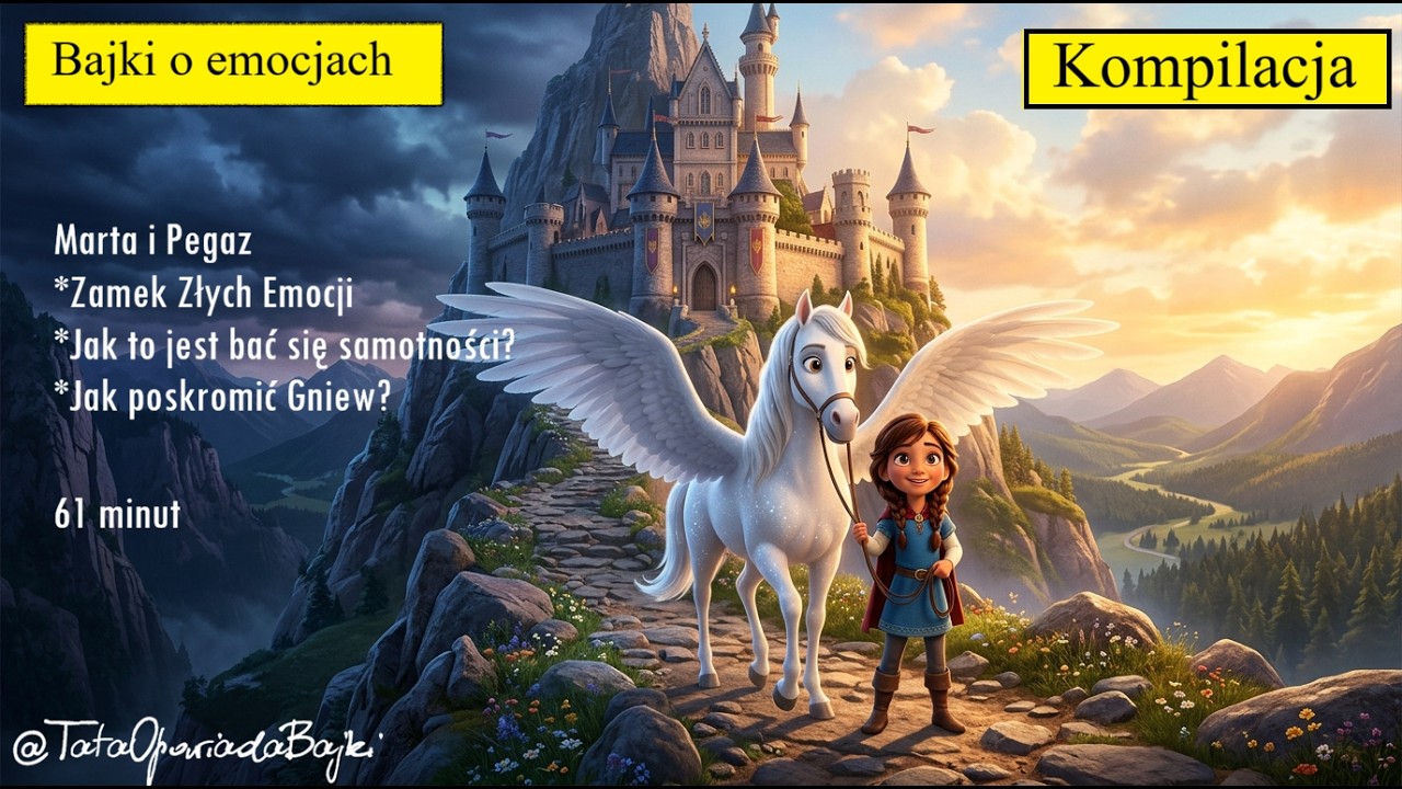 Zbiór bajek o Emocjach (Złość, Samotność, Strach) - Marta i Pegaz 61min/Składanka