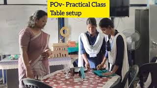 Practical Class ( Table setup)