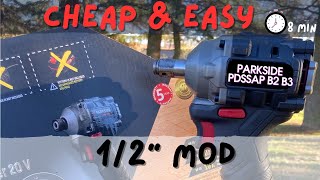 EASY! Pocket Power MODIFICATION Parkside Performance PDSSAP 20-li B3 C3 1/2 conversion FULL TUTORIAL