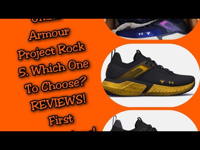 Unboxing Under Armour Project Rock 5, Training Shoes, First Impressions