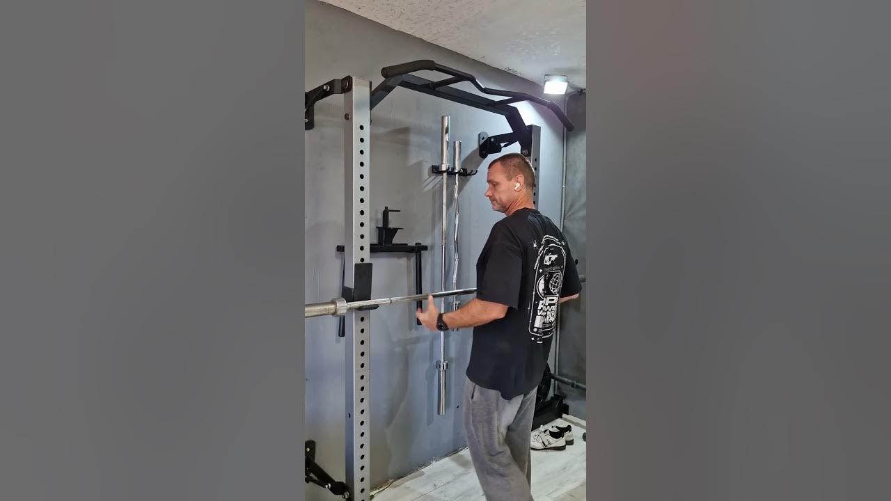 Складная силовая рама дома. Folding home #powerrack - YouTube