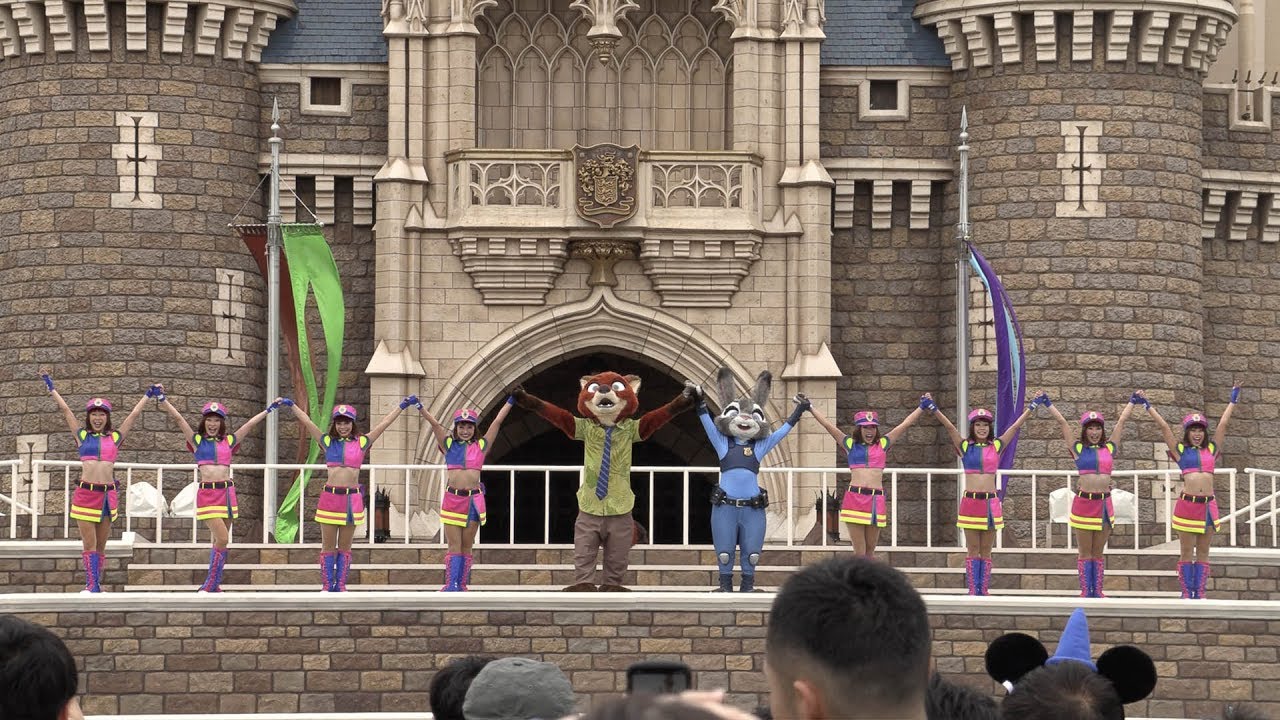 【初日】TDL ジュディとニックのジャンピン・スプラッシュ(2019.7.9 14:09) - YouTube