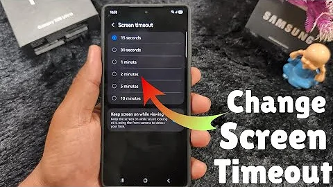 How to Change Screen Timeout in Samsung Galaxy S25 Ultra/S25 Plus/S25 | Change Display Sleep Time