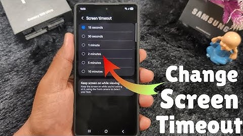 How to Change Screen Timeout in Samsung Galaxy S25 Ultra/S25 Plus/S25 | Change Display Sleep Time