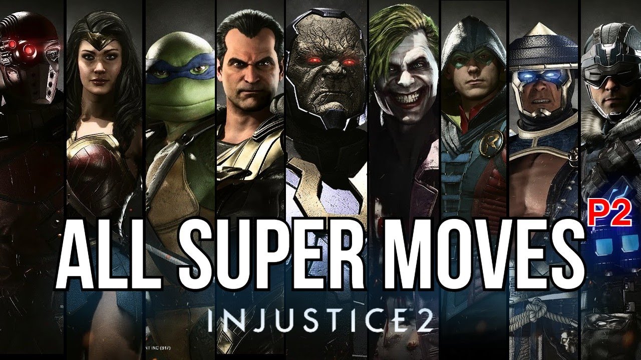 Injustice 2 All Suprer moves (p2) - YouTube