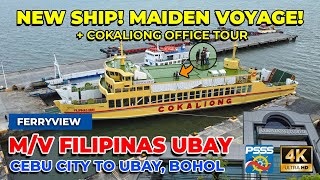 Exploring M/V Filipinas Ubay Maiden Voyage + Main Office | Cebu City to Ubay, Bohol | FERRYVIEW [4K]