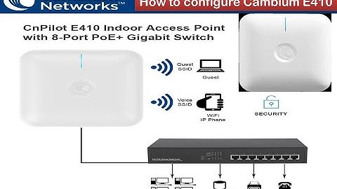 How to configure Cambium E410 Indoor Access Point (Basic Configuration)