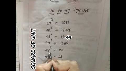 square tricks | #Shorts #Youtubeshorts Varg karvani easy rit #vedicmathstricks
