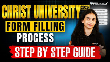 How to Fill Christ University UG Admission Form 2026 🤔| Complete Step by Step Form Filling Guide 🎯