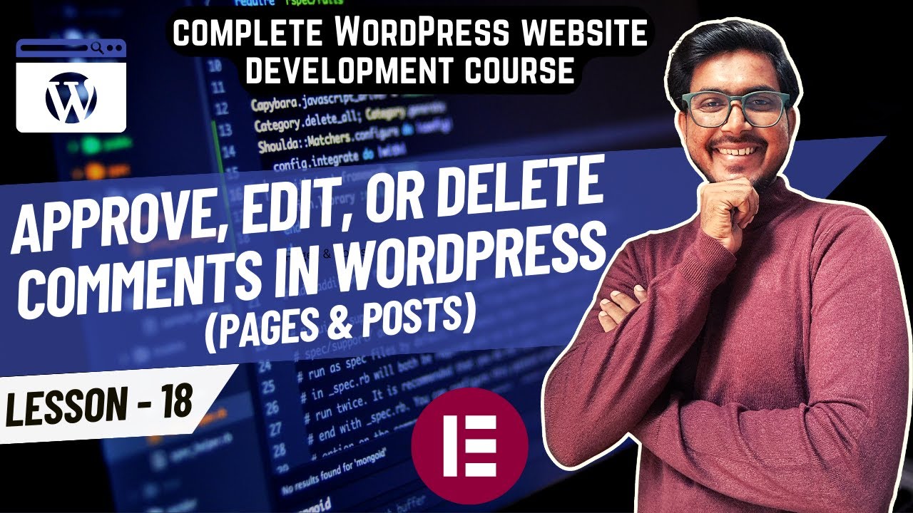 How to Approve, Edit, or Delete Comments in WordPress | Manage Comments ...